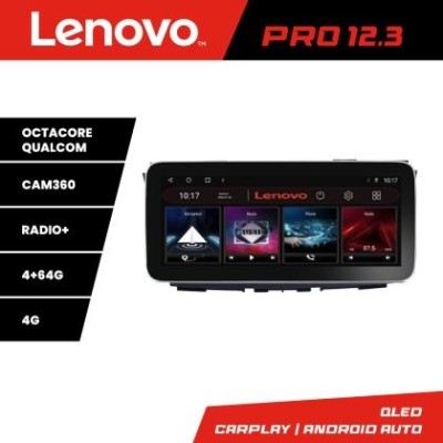 Navigatie Mazda 5 Lenovo PRO 4+64 12.3 inch qled android 4G DSP gps internet Kit-117 CarStore Technology foto
