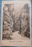 Carte postala, Defileul Bistrita, 1929
