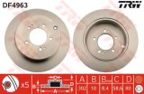 Disc frana MITSUBISHI OUTLANDER II (CW) (2006 - 2012) TRW DF4963