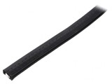 Ecran pentru Orificii și Margini EPDM/PVC 10m Negru