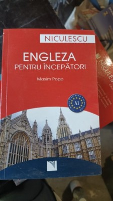 Engleza pentru Incepatori - Maxim Popp foto