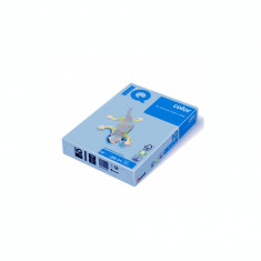 Carton color A4 IQ 160 g/mp 250 coli/top albastru intens