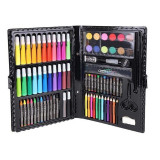 Trusa pictura si desen 86 piese Valiza depozitare creioane colorate carioci acuarele, MT Malatec