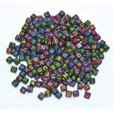 Margele alfabet neon 300