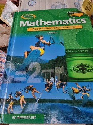 MATHEMATICS. APPLICATIONS AND CONCEPTS COURSE 3 (TEXT IN LIMBA ENGLEZA) foto