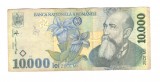 Bancnota 10000 lei 1999, circulata, stare buna