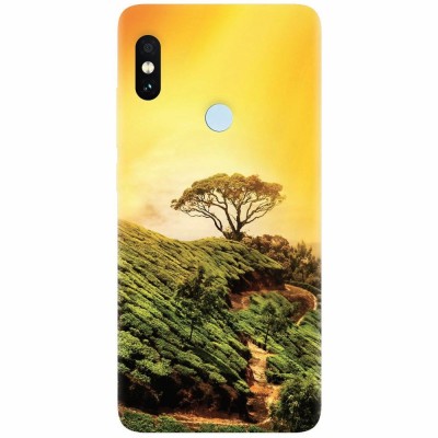 Husa silicon pentru Xiaomi Mi 8, Hill Top Tree Golden Light foto