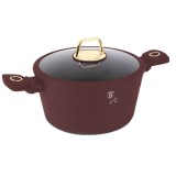 Oală cu capac 24 cm, 4.1L &ndash; Berlinger Haus BH8041, Leonardo Collection, potrivită pentru plită sau cuptor