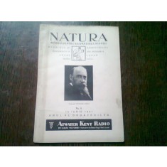 REVISTA NATURA NR.6/1931