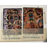 (3) Timbre Serii Romania Arta Picturi
