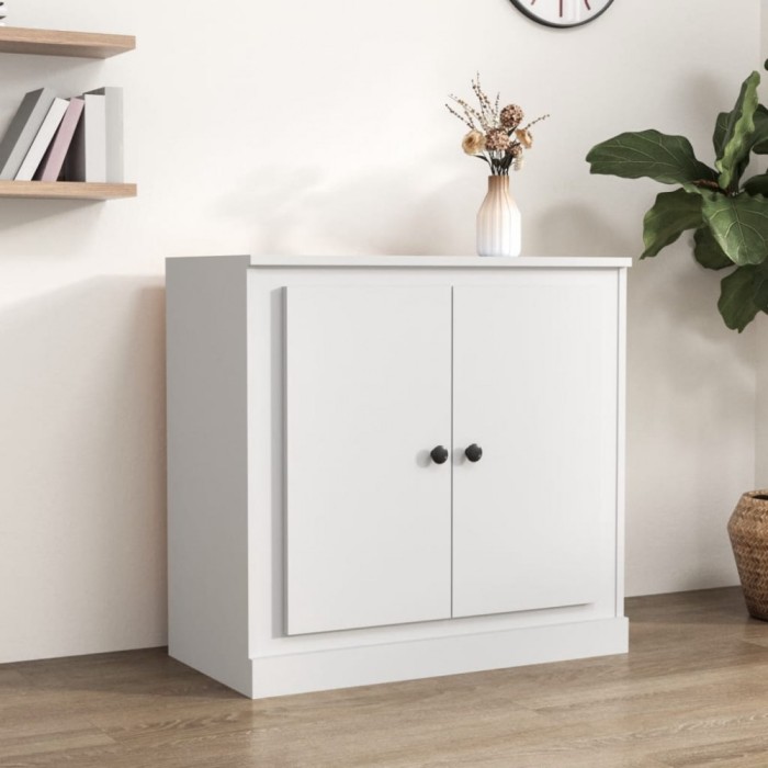 vidaXL Servantă, alb, 70x35,5x67,5 cm, lemn prelucrat