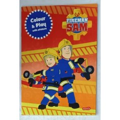 FIREMAN SAM , COLOUR and PLAY , WITH STICKERS , 2025