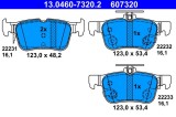 ATE 13.0460-7320.2 set placute frana,frana disc