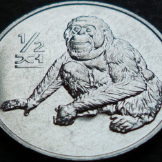 Moneda FAO 1/2 CHON - COREEA de NORD, anul 2002 * cod 5262 - UNC DIN FASIC!