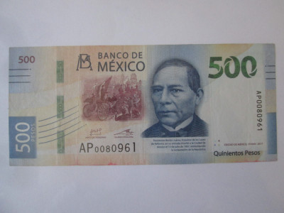 Mexic 500 Pesos 2017 foto
