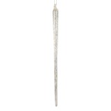Cumpara ieftin Set 6 ornamente brad Craciun Turture Gheata sticla transparenta &Oslash; 2x25 cm