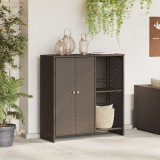 vidaXL Dulap de depozitare Maro 100x36x102 cm Ratan