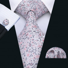 Set cravata + batista + butoni - matase - model 271