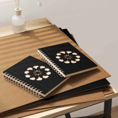 vidaXL Panouri de decor 50 pcs Stejar negru 40 x 60 x 0.3 cm 885602