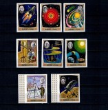 Ajman 1971 - Astronomie, cosmonautica, Kepler, Copernic, serie nedantelata neuzata