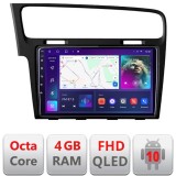 Navigatie VW Golf 7 B-491 Android Ecran QLED octa core 4+64 carplay android auto KIT-491+EDT-E310V3