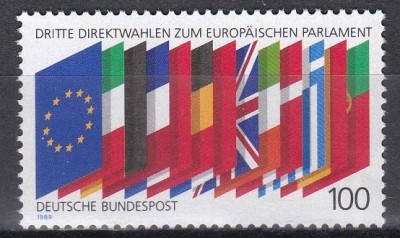 Germania 1989 - Alegeri pentru Parlamentul European, MNH foto