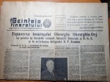 Scanteia tineretului 3 noiembrie 1960-cuvantarea lui gheorghiu dej,craiova,mures