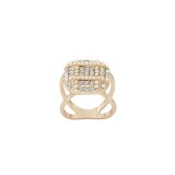 Inel pentru esarfa cu cristale si perle