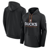 Anaheim Ducks hanorac de bărbați cu glugă Authentic Pro Rink Poly Fleece POH - XL