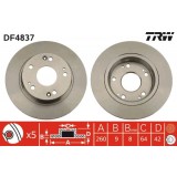 Disc frana spate TRW DF4837