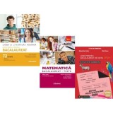Pachet Bacalaureat 2026. Limba si literatura romana 72 teste complete, Matematica M1. Teste si Biologie clasele 9-10 - Mimi Gramnea, Rodica Manolescu,