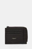 Aeronautica Militare portofel de piele barbati, culoarea maro