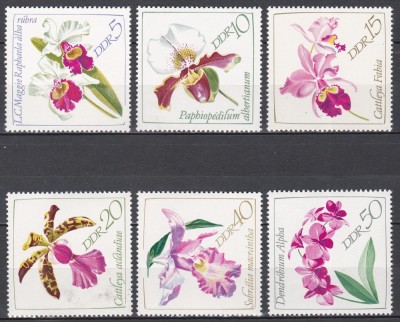 Germania RDG 1968 - Orhidee, MNH foto