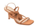 Cumpara ieftin Sandale elegante ALDO maro, SANDFLOWER 230, din nabuc
