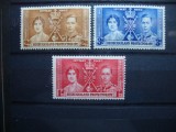 BECHUANALAND 1937 SERIE INCORONAREA GEORGE VI MH