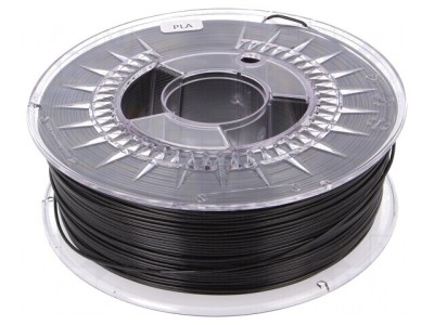 PLA Filament 1.75mm Negru Semitransparent 1kg foto
