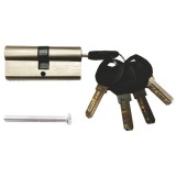 Cumpara ieftin Butuc usa bronz cromat 90mm, cu amprenta + 5 chei, cilindru 45x45