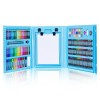 Set de desen si pictura pentru copii WePro Store, 208 elemente, Albastru