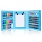 Set de desen si pictura pentru copii WePro Store, 208 elemente, Albastru