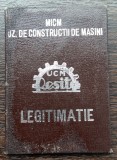 Legitimatie Serviciu UCM Resita Comunista cu Fotografie VIZATA - Colectie Documente Istorice