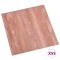 Placi de pardoseala autoadezive, 55 buc., rosu, PVC, 5,11 m&sup2;