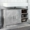 Gossi dulap de chiuveta, gri beton, 90x29x55 cm, lemn prelucrat