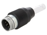 Conector circular PIN 7 - Mufă tată cu lipire pe cablu