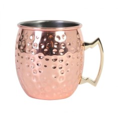 Cana inox aspect cupru, 500 ml