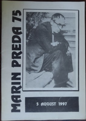MARIN PREDA 75:MIC ALBUM FOTO-DOCUMENTAR/INSPECTORATUL PT CULTURA TELEORMAN/1997 foto