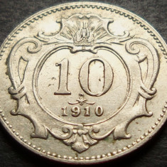 Moneda istorica 10 HELLER - AUSTRIA (AUSTRO-UNGARIA), anul 1909 * cod 4839