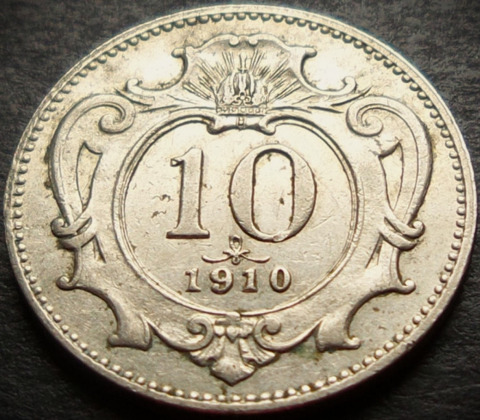 Moneda istorica 10 HELLER - AUSTRIA (AUSTRO-UNGARIA), anul 1909 * cod 4839