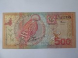 Rara! Surinam/Suriname 500 Gulden 2000