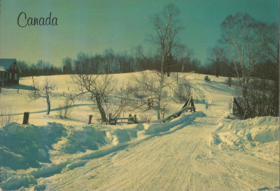 Canada, carte poştală ilustrată, circulată &amp;icirc;n Rom&amp;acirc;nia foto