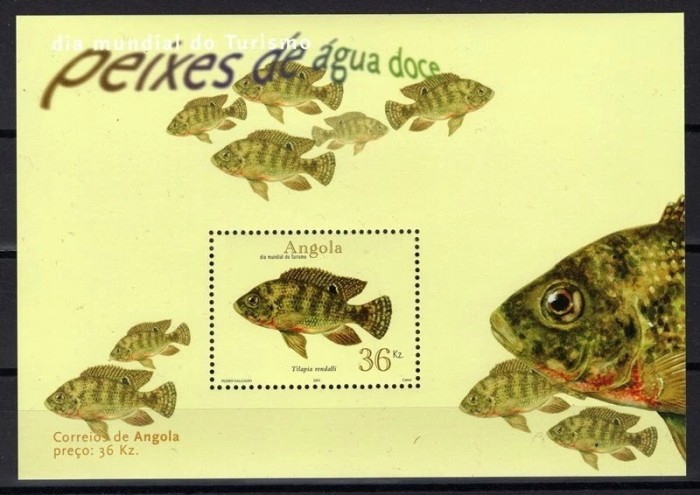 Angola 2001 - Pești, fauna, colita neuzata